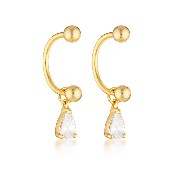 Thea U Hoops - Gold