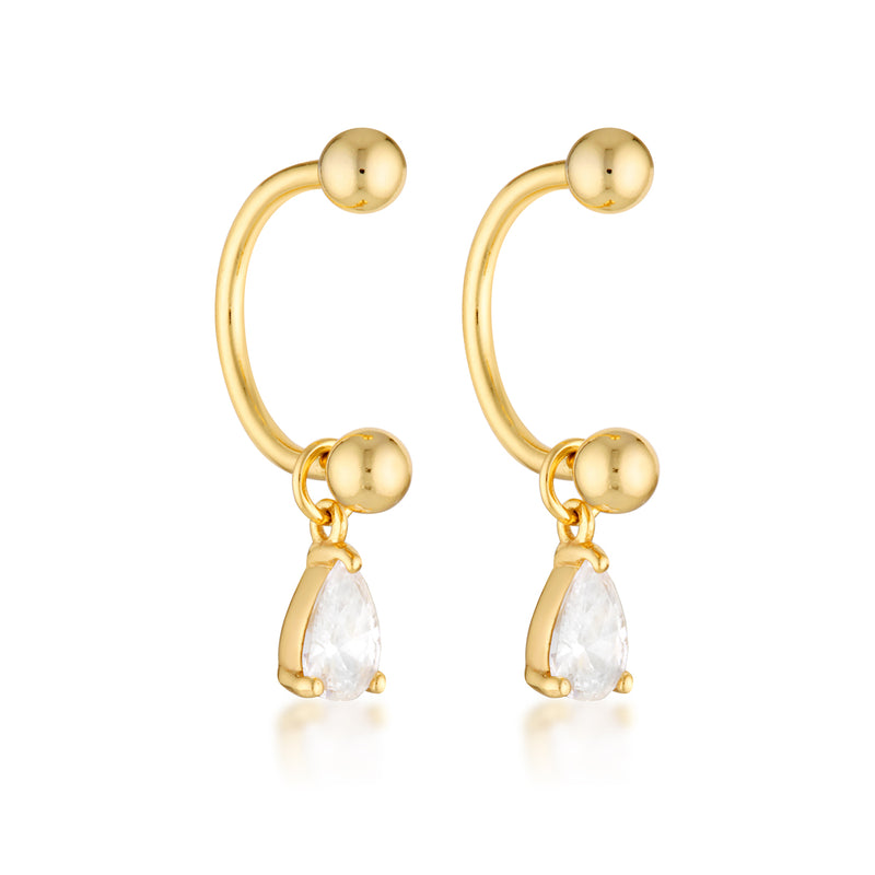 Thea U Hoops - Gold