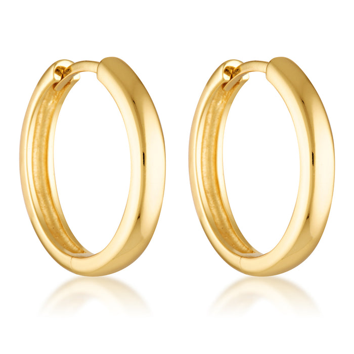 FLEUR HOOPS | GOLD