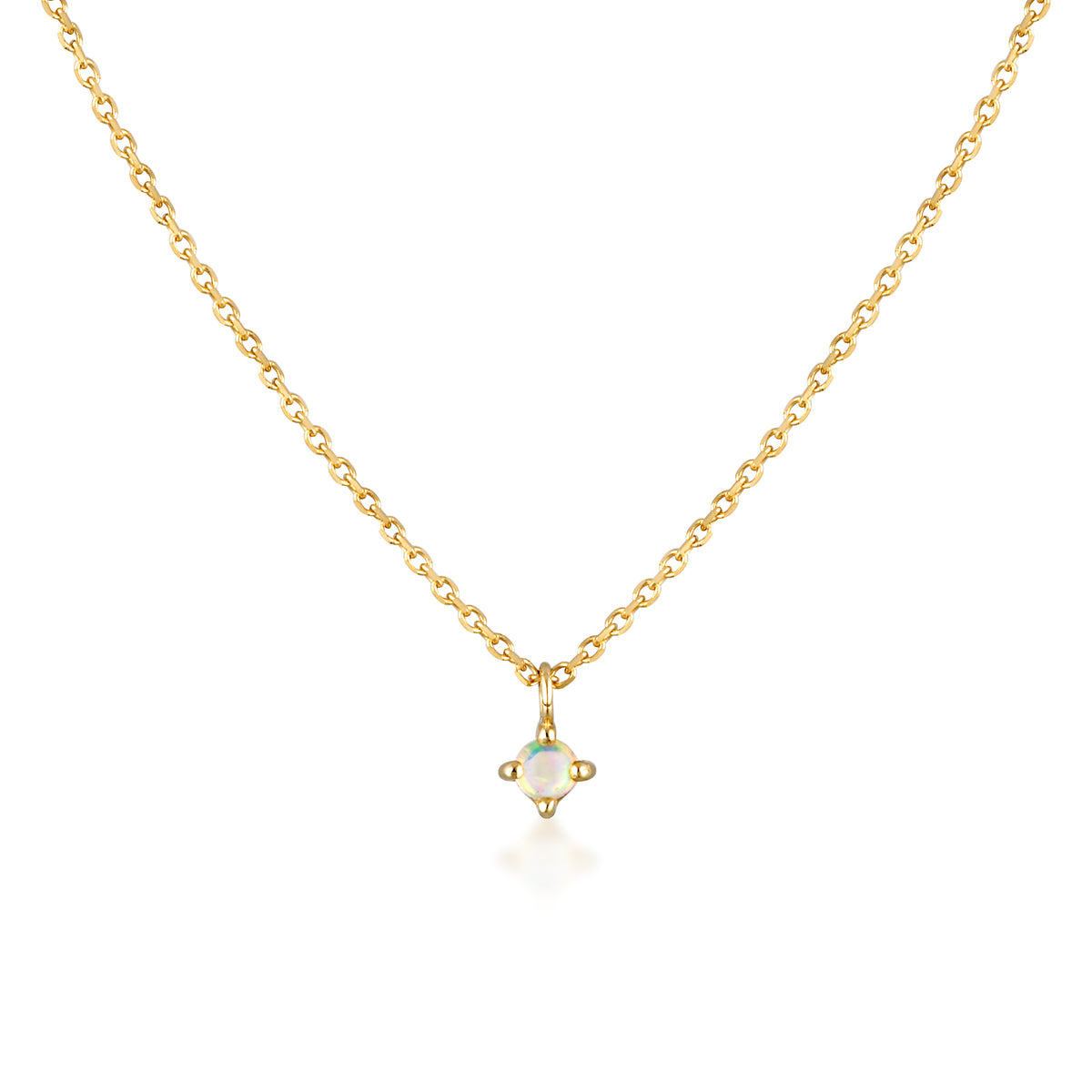 OPAL NECKLACE | 9K SOLID GOLD