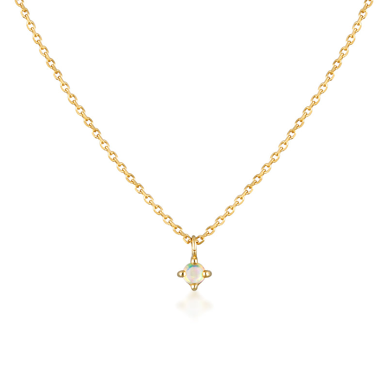 OPAL NECKLACE | 9K SOLID GOLD