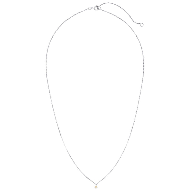 OPAL NECKLACE | 9K SOLID WHITE GOLD