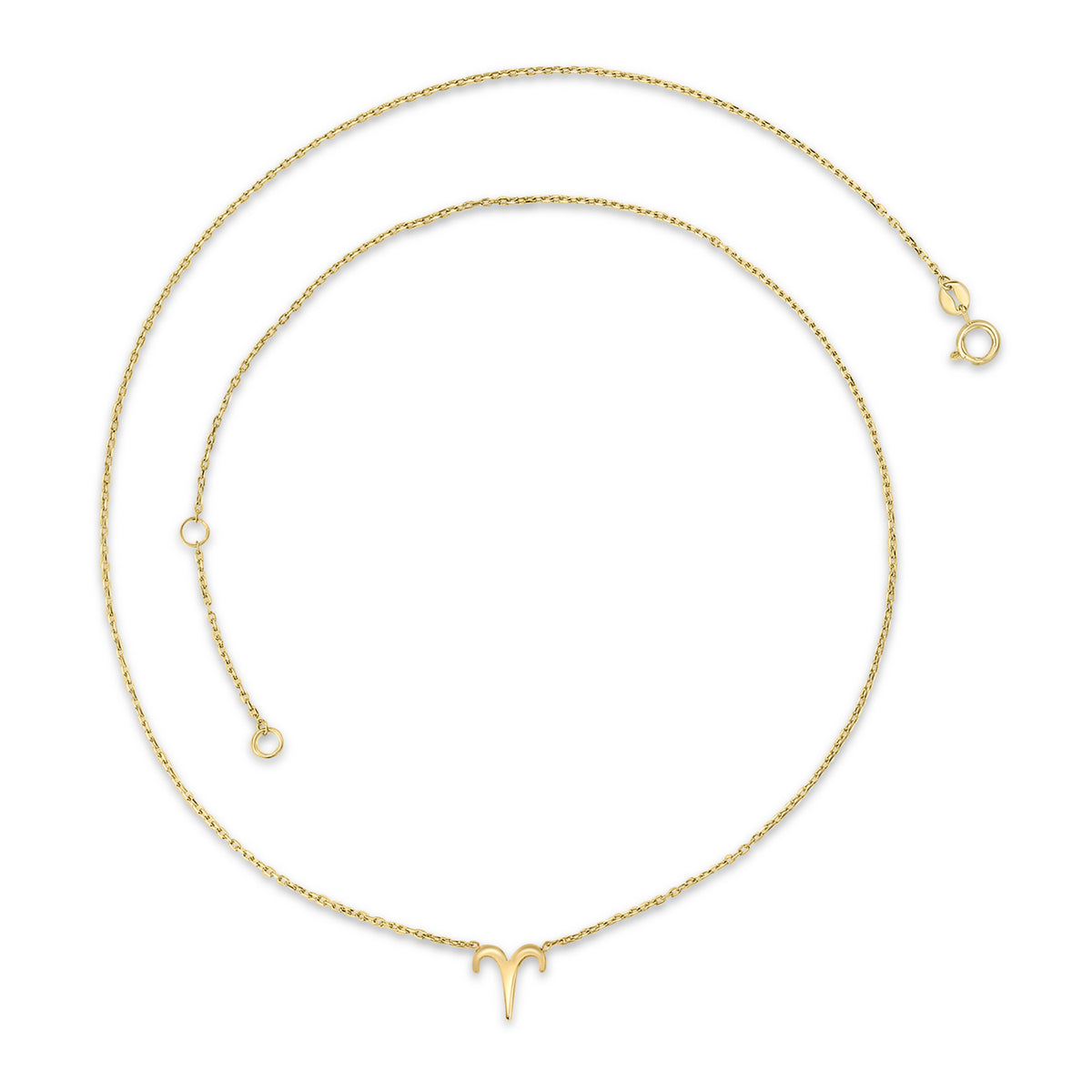 ARIES ZODIAC NECKLACE | 9K SOLID GOLD