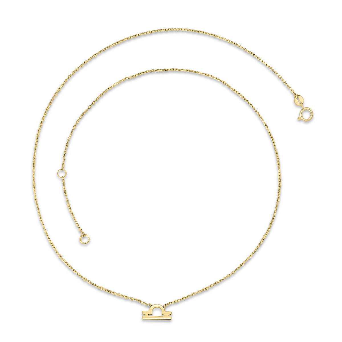 LIBRA ZODIAC NECKLACE | 9K SOLID GOLD