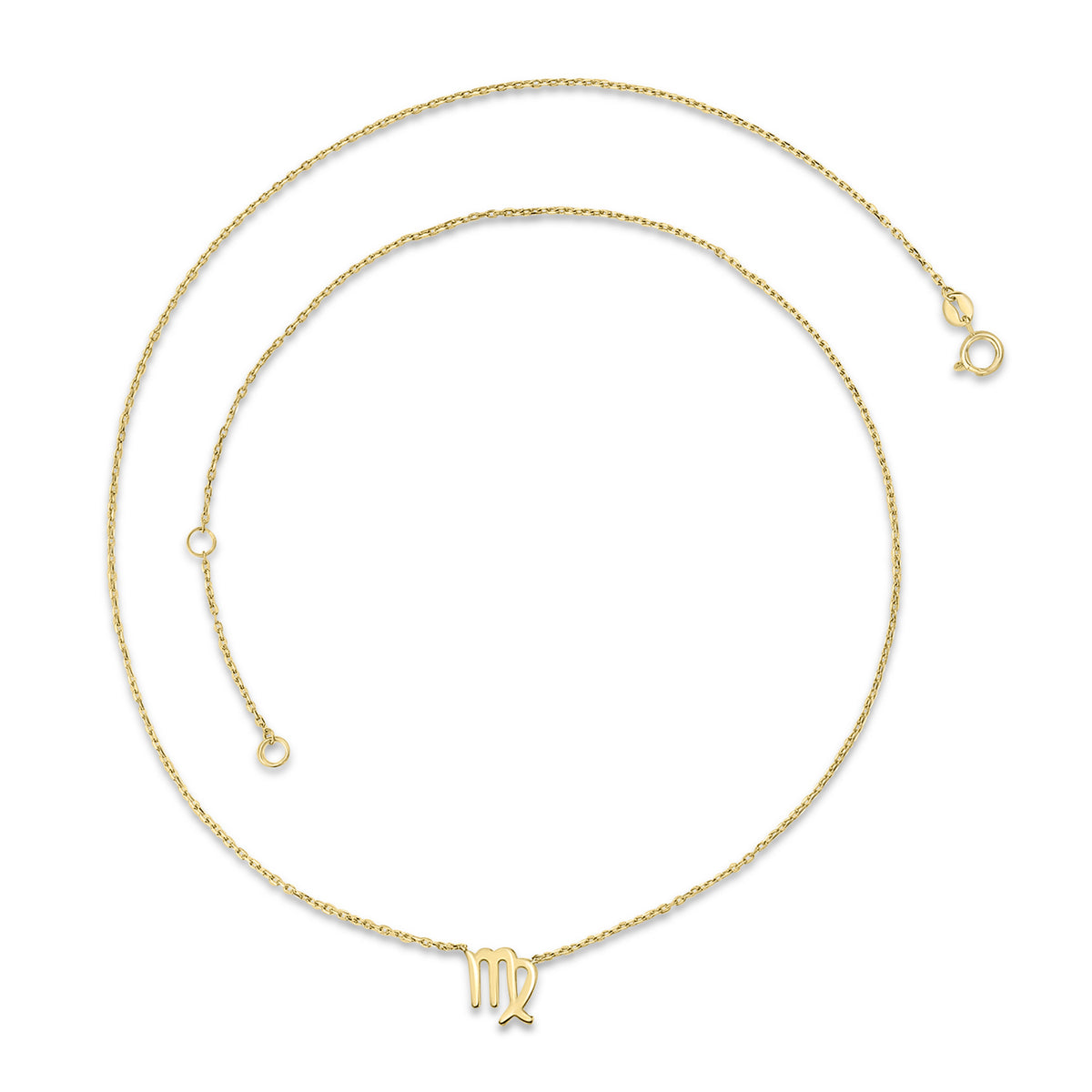 VIRGO ZODIAC NECKLACE | 9K SOLID GOLD