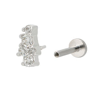 Covey Flatback Stud - Silver