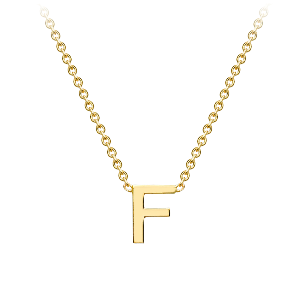 PETITE INITIAL NECKLACE | 9K SOLID GOLD