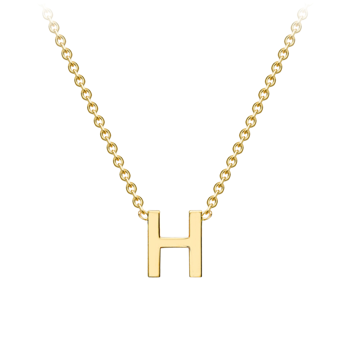 PETITE INITIAL NECKLACE | 9K SOLID GOLD
