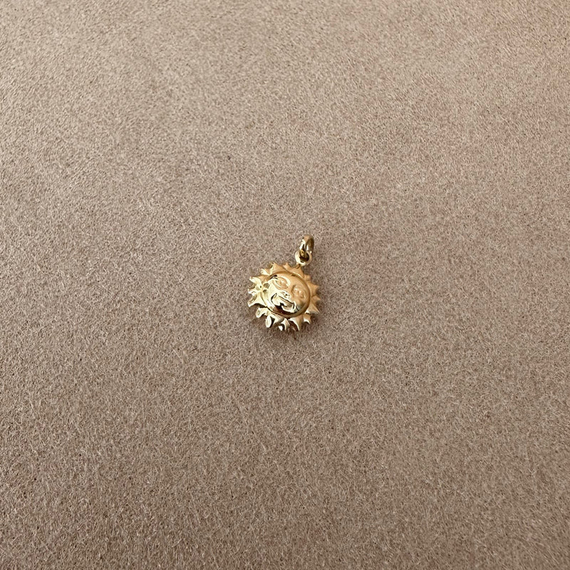 SUN PENDANT | 9K SOLID GOLD