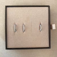 TESA HOOPS & TESA EAR CUFF | SILVER