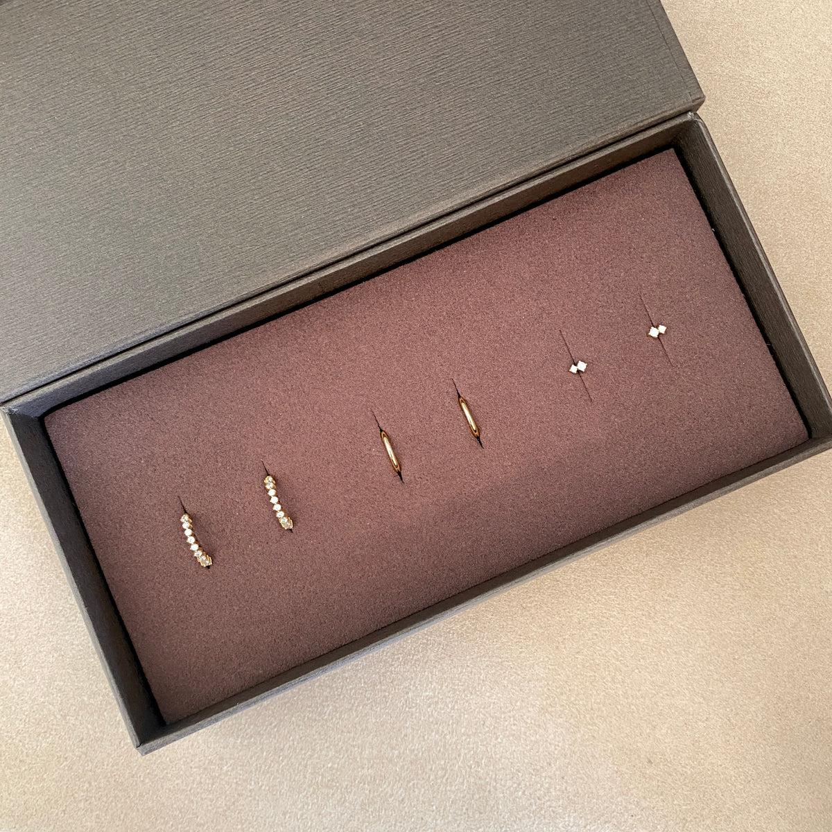 TESA HOOPS, SENA SLEEPER HOOPS & NIVA STUDS | GOLD