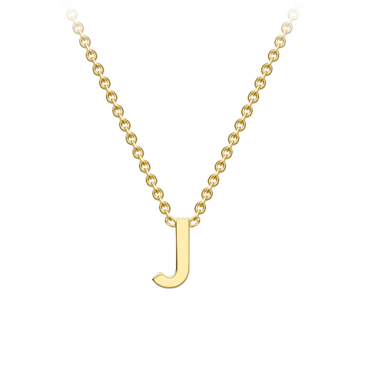 PETITE INITIAL NECKLACE | 9K SOLID GOLD