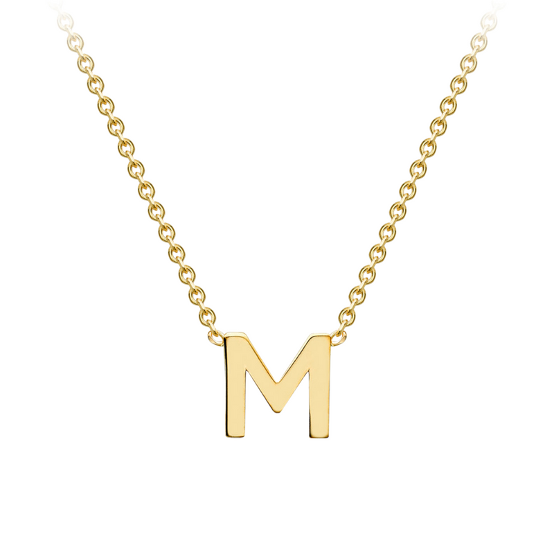 PETITE INITIAL NECKLACE | 9K SOLID GOLD