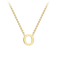 PETITE INITIAL NECKLACE | 9K SOLID GOLD