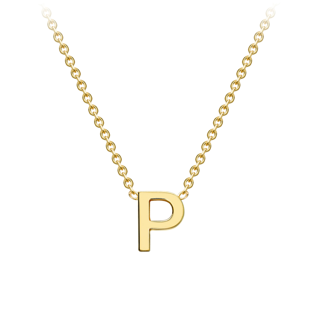 PETITE INITIAL NECKLACE | 9K SOLID GOLD