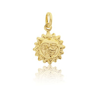 SUN PENDANT | 9K SOLID GOLD
