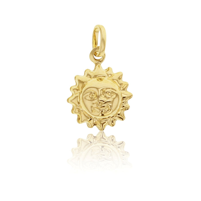 SUN PENDANT | 9K SOLID GOLD