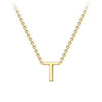 PETITE INITIAL NECKLACE | 9K SOLID GOLD