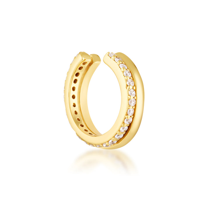 WILLA SPLIT EAR CUFF | GOLD