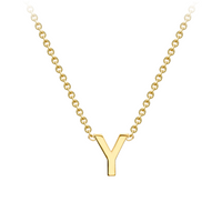 PETITE INITIAL NECKLACE | 9K SOLID GOLD