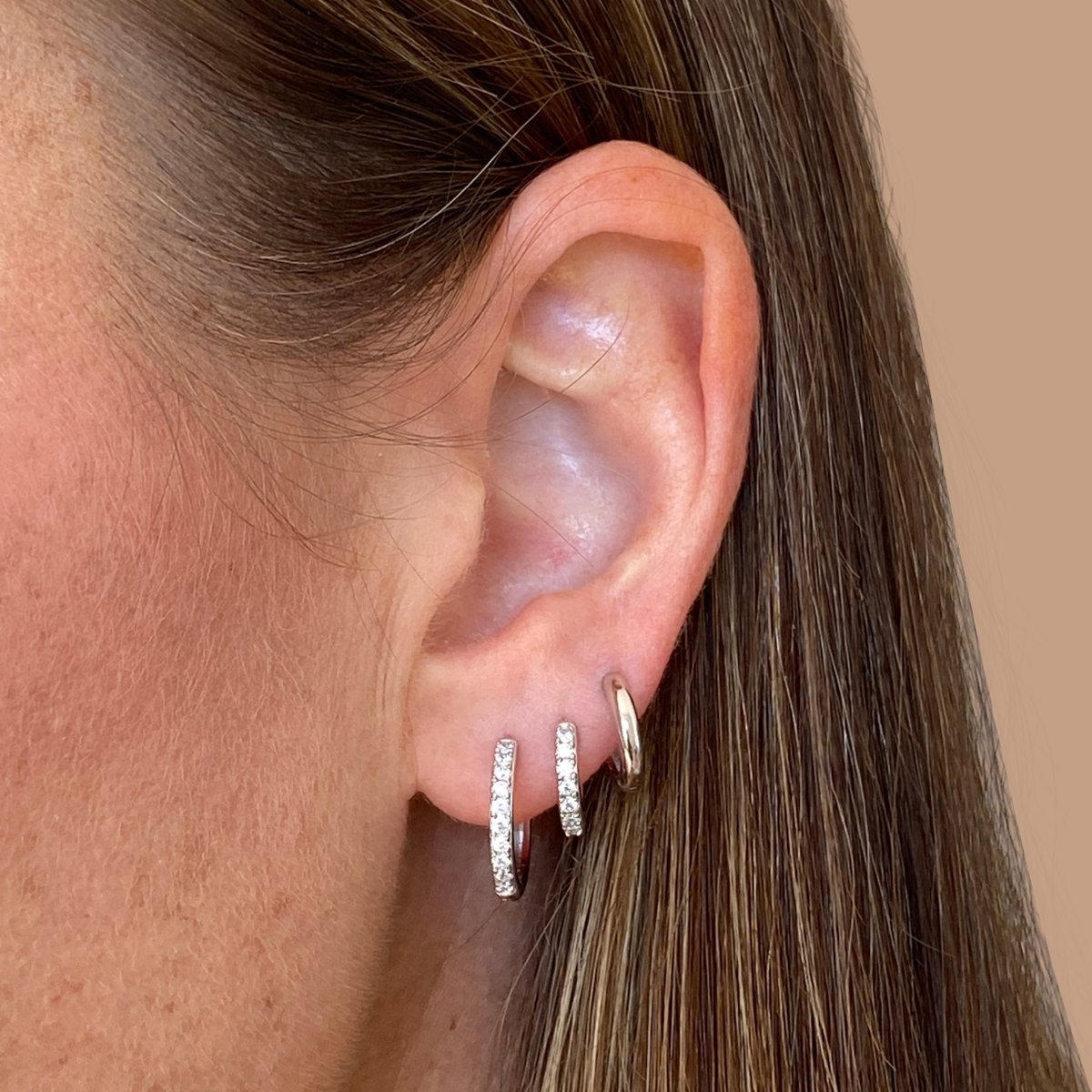 ADORN EARRING SET | SILVER