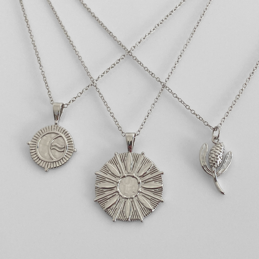 FREESTONE BANKSIA NECKLACE | SILVER