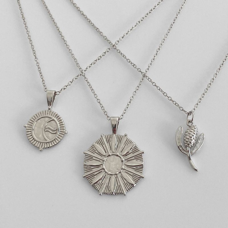 FREESTONE BANKSIA NECKLACE | SILVER