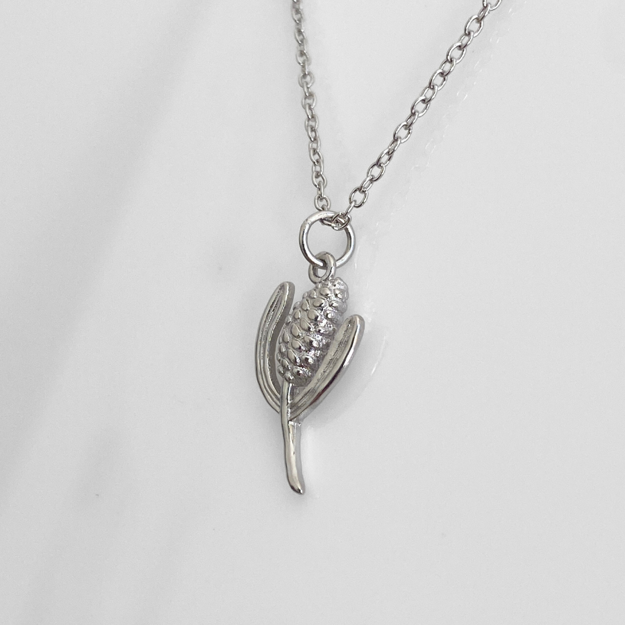 FREESTONE BANKSIA NECKLACE | SILVER