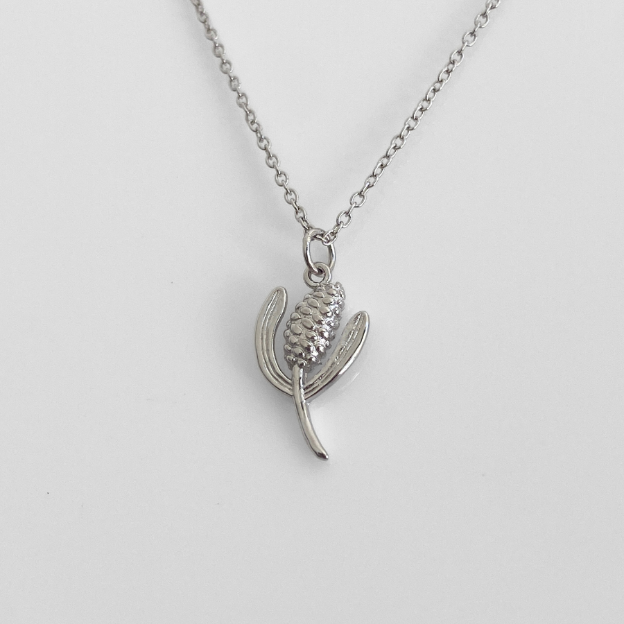 FREESTONE BANKSIA NECKLACE | SILVER