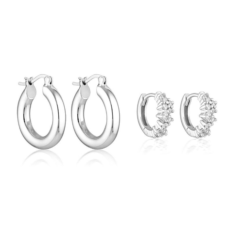 BETTY & COVEY EARRING BUNDLE | SILVER