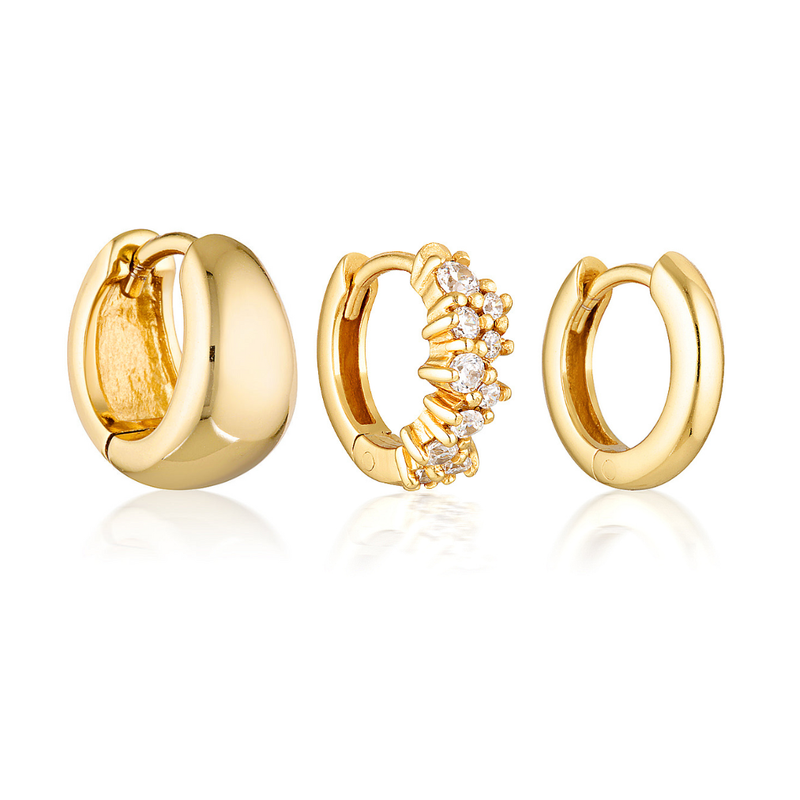 CHERISH EARRING SET | GOLD