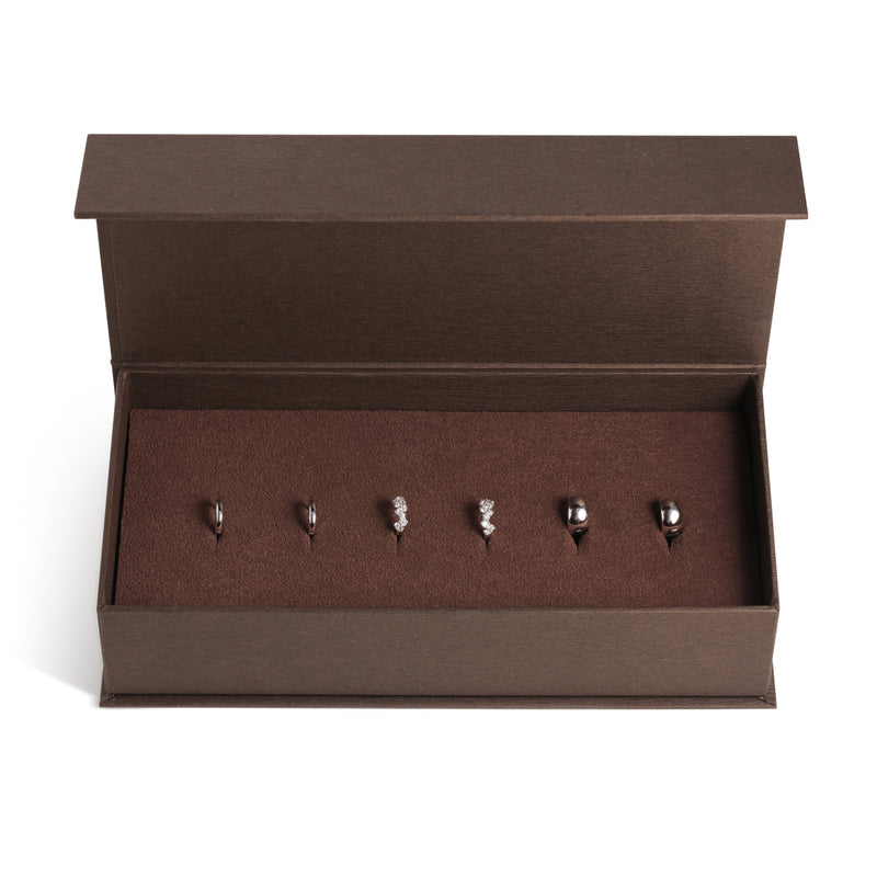 CHERISH EARRING SET | SILVER