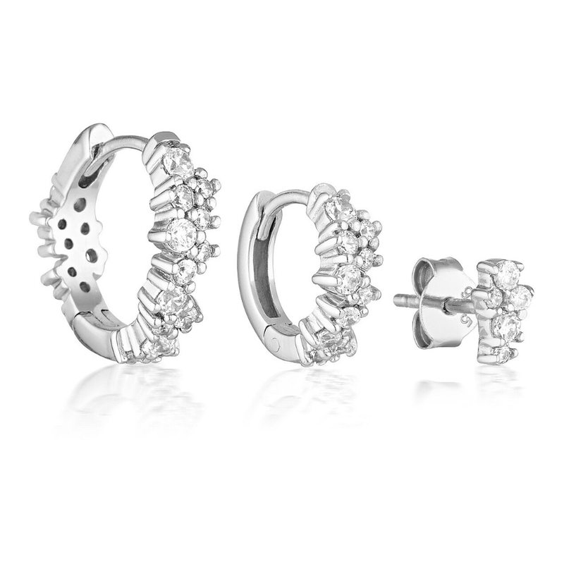 COVEY EARRING SET | SILVER