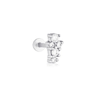 Covey Flatback Stud - Silver