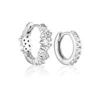 Covey Hoops & Lina Huggies - Silver