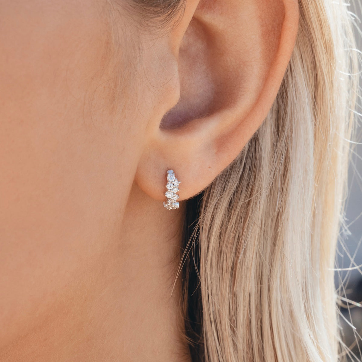 COVEY HUGGIES & AELIA EAR CUFF | SILVER