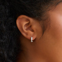 COVEY HUGGIES & AELIA EAR CUFF | SILVER