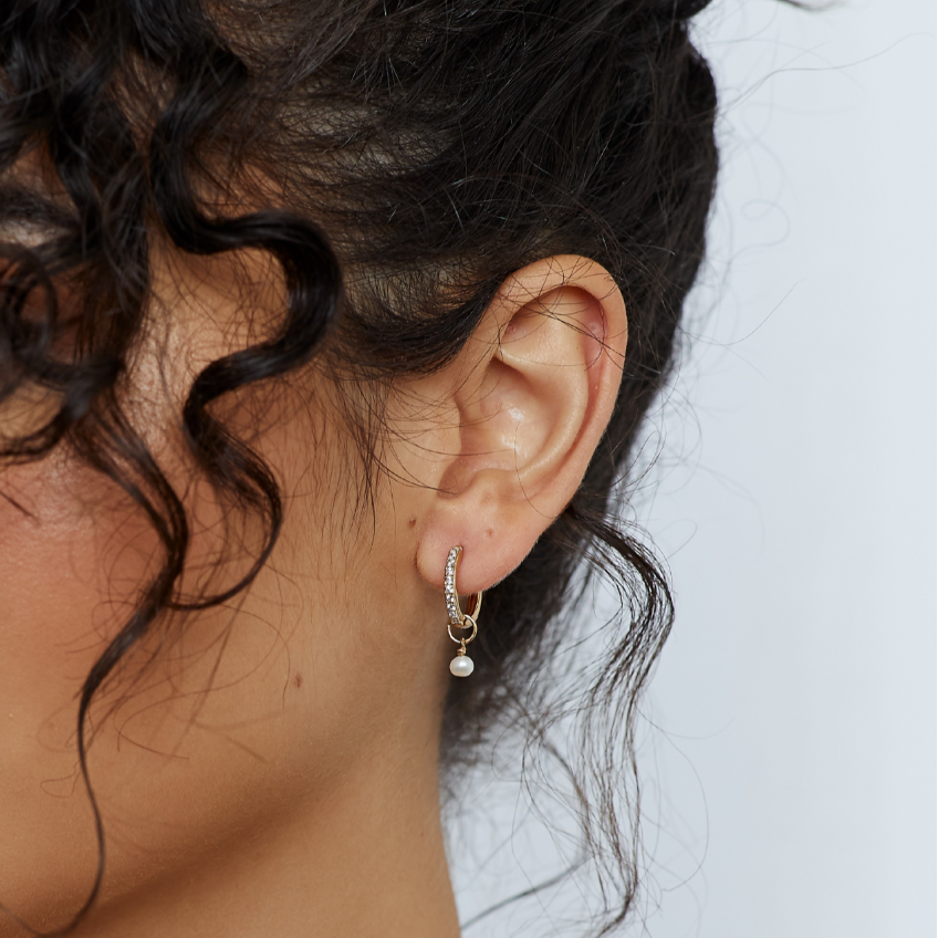 Daisy Hoops - Gold