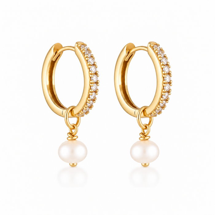 Daisy Hoops - Gold