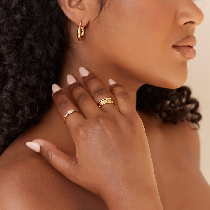 SERRA STACKING RING | GOLD