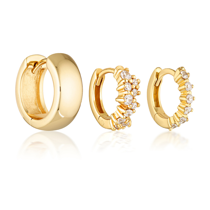 DESIRE EARRING SET | GOLD