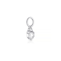 SINGLE DROPLET CHARM | SILVER
