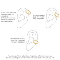RADIANT EAR CUFF | GOLD