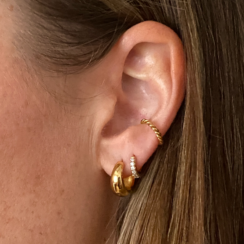 TULLY HOOPS 15MM | GOLD