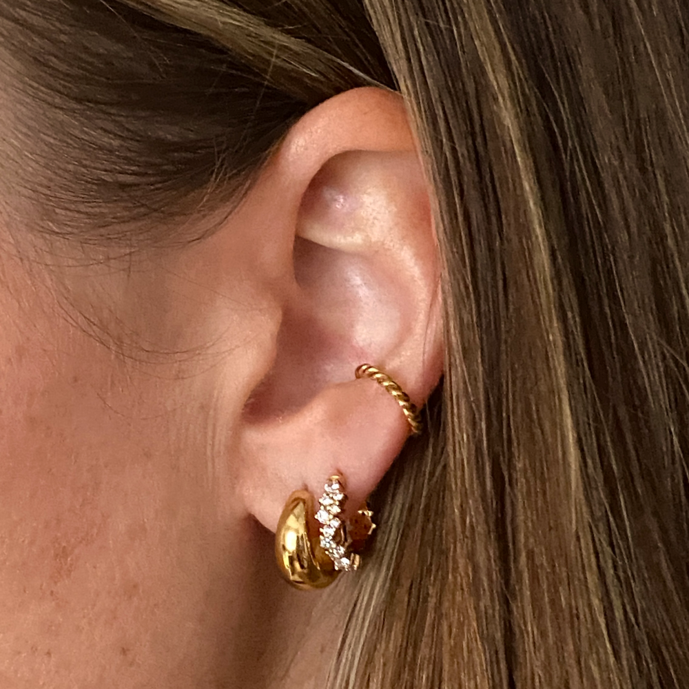 TULLY HOOPS 15MM | GOLD