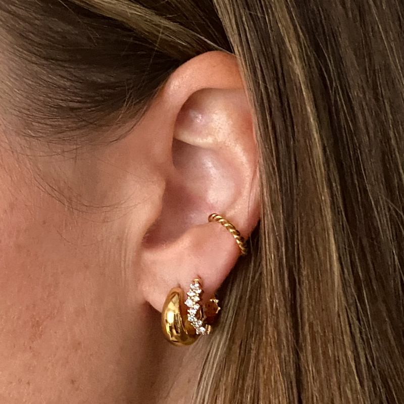 TULLY HOOPS 15MM | GOLD