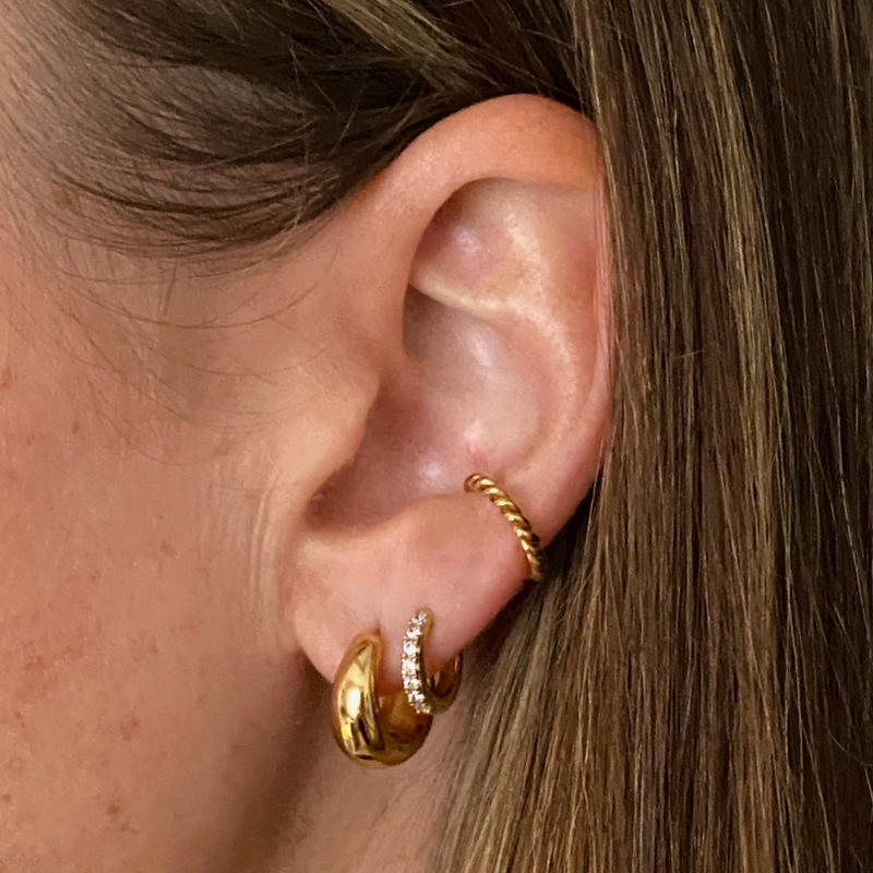 TULLY HOOPS 15MM | GOLD