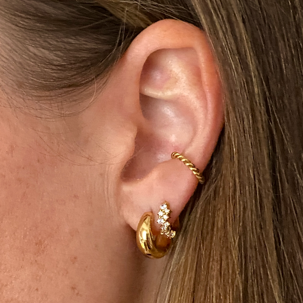 TULLY HOOPS 15MM | GOLD