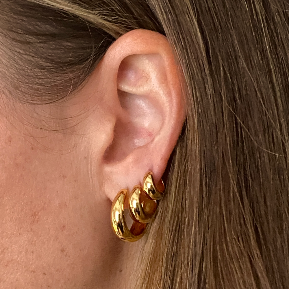 TULLY HOOPS 15MM | GOLD