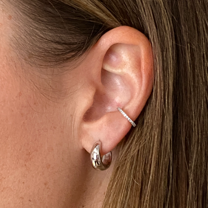 TULLY HOOPS 15MM | SILVER